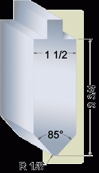 u-5 85 deg break punch