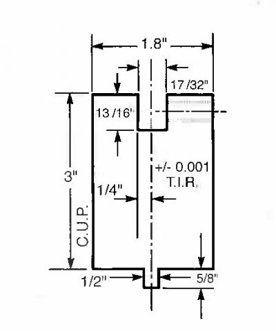 Precision Ground Press Break Die Holder